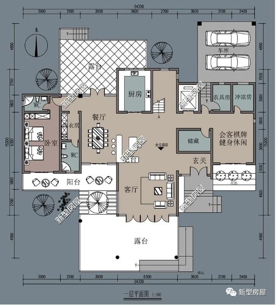 分享10套農村建房戶型設計圖，現代感十足，你最喜歡哪套？