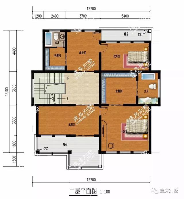 推薦兩款外觀靚，布局好的，帶地下室的農村自建房設計圖，戶型非常好