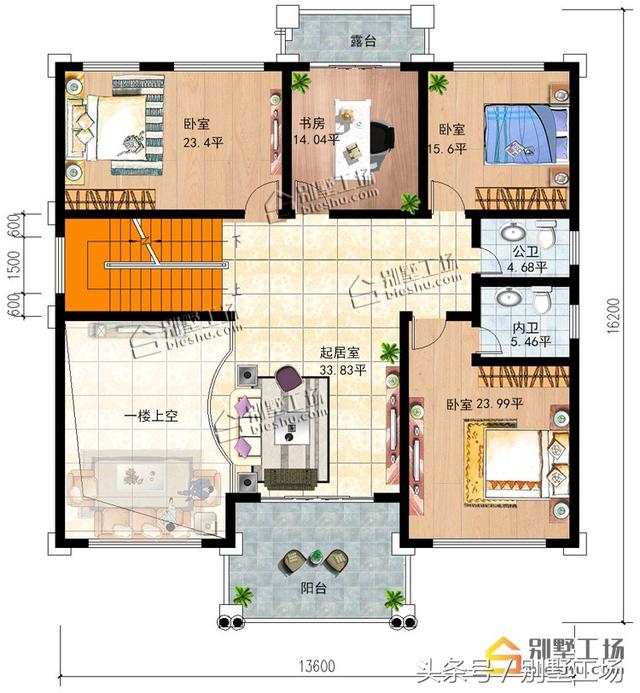 新農(nóng)村三層簡歐式別墅設(shè)計圖，很適合農(nóng)村家庭建造