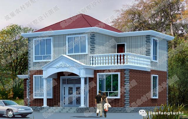 經典二層農村自建房設計施工圖，美觀大氣，居住舒適，滿足家庭住房需求