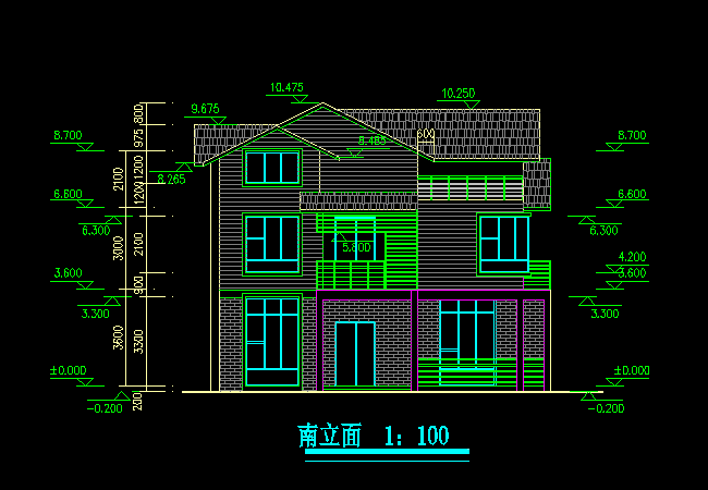 漂亮大方的房子哪里找，這款二層半帶閣樓的別墅設計圖分享給你