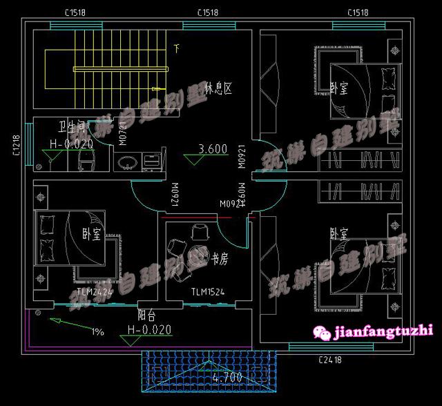 10月最新出爐的二層農村自建別墅設計圖，最小占地100平，最大180平