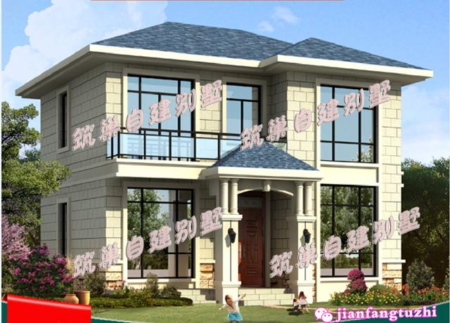 10月最新出爐的二層農村自建別墅設計圖，最小占地100平，最大180平