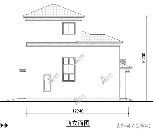 三層簡歐別墅設計圖，舒適合理，適合小宅基地的家庭建造