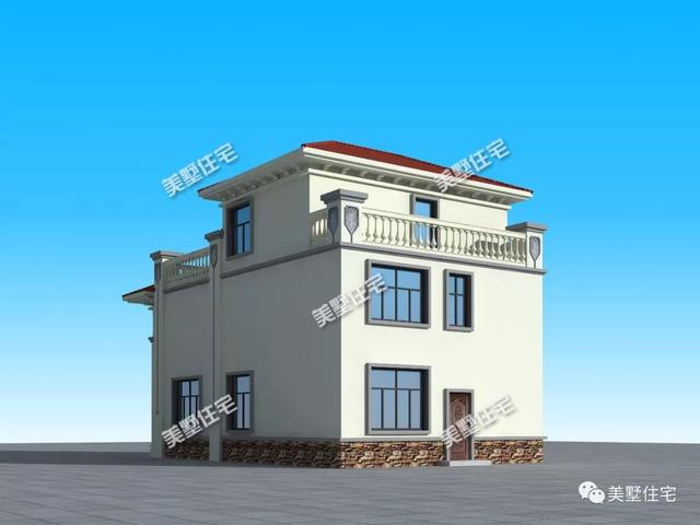 這款小面積別墅設(shè)計圖，外觀美造價低，深受大家喜歡