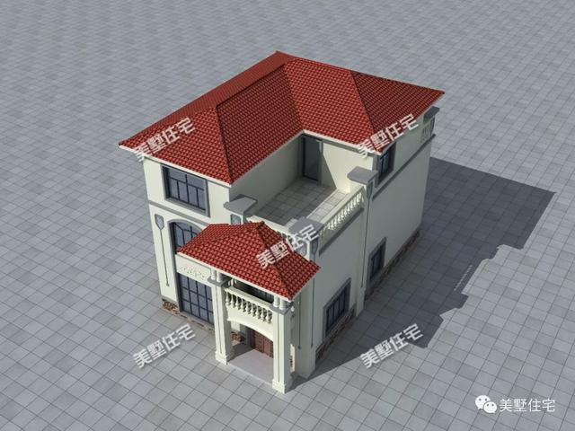 這款小面積別墅設(shè)計圖，外觀美造價低，深受大家喜歡