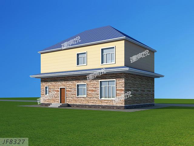 二層精美別墅設計圖，溫馨舒適，外觀極具美感