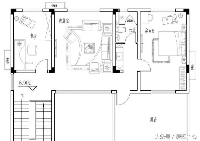 三層中式園林風格別墅設計圖，涼亭池塘應有盡有，一家人其樂融融