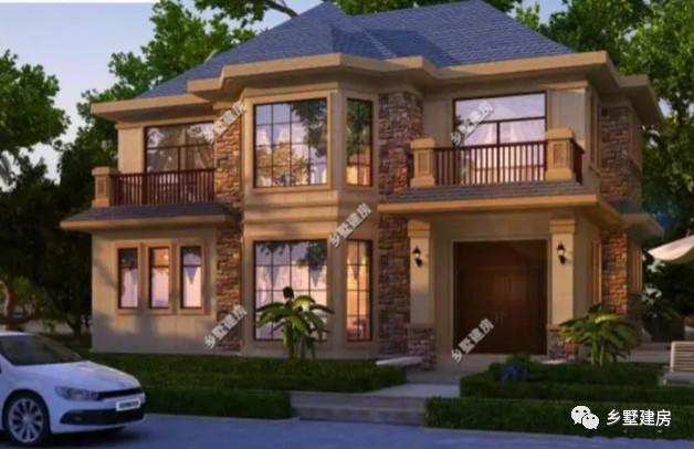 這套時(shí)尚大氣的現(xiàn)代別墅令人眼前一亮，磚混結(jié)構(gòu)，是你理想中的別墅嗎？