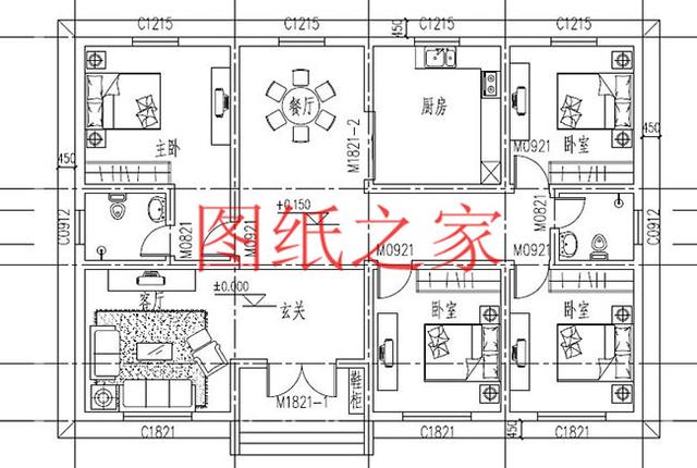 今年最熱銷的幾款一層別墅設(shè)計(jì)圖，造型時尚、方便宜居