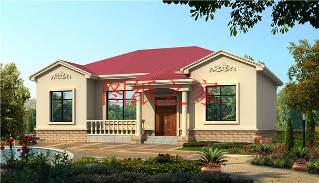 今年最熱銷的幾款一層別墅設(shè)計(jì)圖，造型時尚、方便宜居