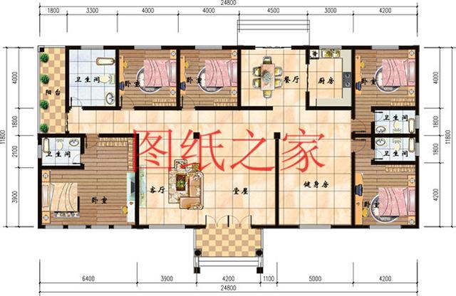今年最熱銷的幾款一層別墅設(shè)計(jì)圖，造型時尚、方便宜居