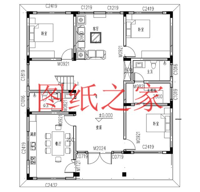 今年最熱銷的幾款一層別墅設(shè)計(jì)圖，造型時尚、方便宜居