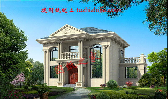 農村20萬元二層小樓圖片及全套圖紙，外型美造價低