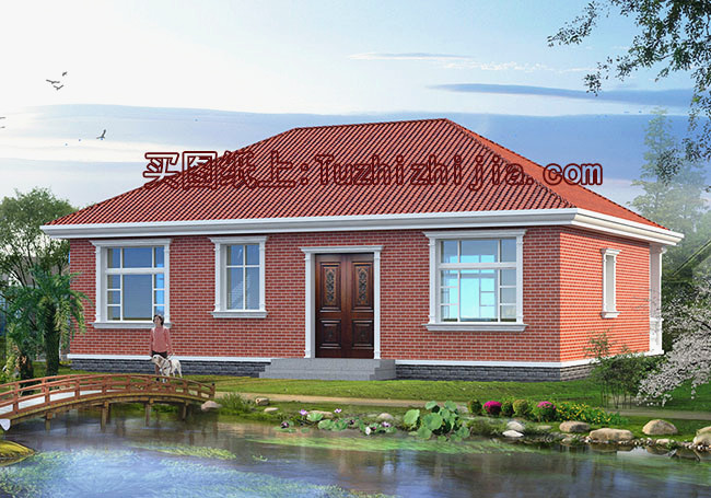 實(shí)用的農(nóng)村12萬(wàn)自建一層平房圖，建成之后不比小洋樓差！