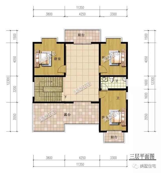 三層歐式別墅設計圖，體面大氣，8臥4衛帶棋牌室，超級贊的房子