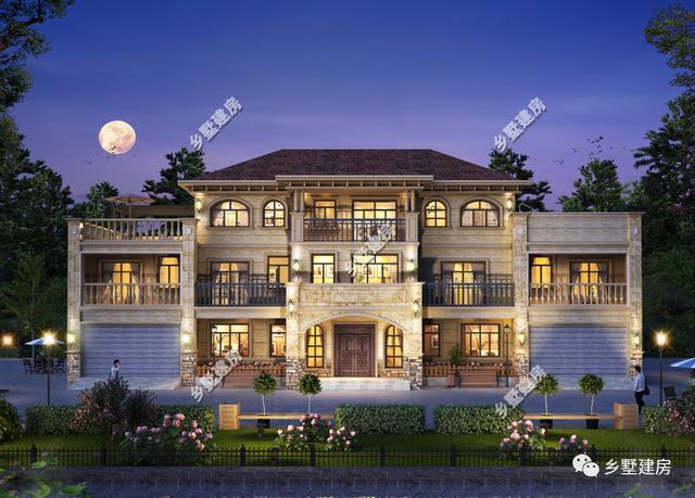 精選3套豪華農村別墅設計圖推薦，外觀精致，內部豪氣十足