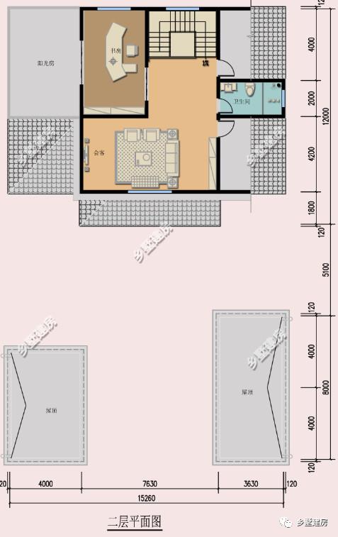 精選3套豪華農村別墅設計圖推薦，外觀精致，內部豪氣十足