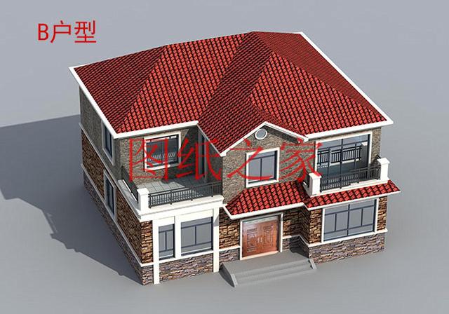 推薦6套農村二層別墅設計圖，溫馨舒適大氣，比城里買房好太多