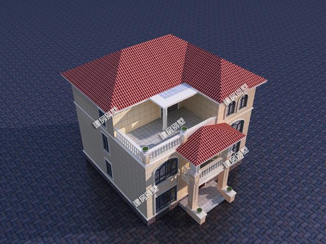 兩款三層農村別墅自建房設計圖，開間11.8米，帶神位+超大露臺