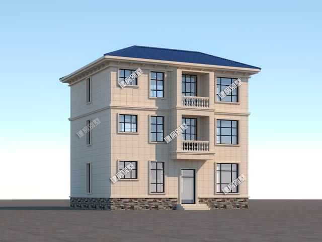 兩款三層農村別墅自建房設計圖，開間11.8米，帶神位+超大露臺