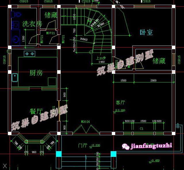 3套三層農村別墅戶型設計圖帶外觀圖，簡約大方，這樣的設計包你滿意