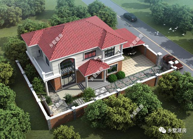 2層新農村自建房設計圖，想要建房的這個戶型可以做參考