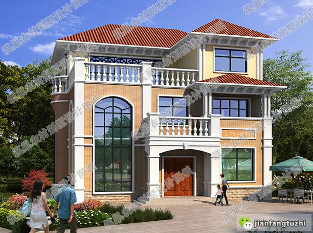 11×11米三層別墅設(shè)計施工圖紙，造價30萬以內(nèi)，十分劃算