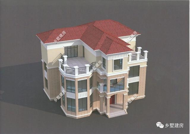 一般人我不告訴他，三層經典農村別墅設計圖，性價比最高的一款