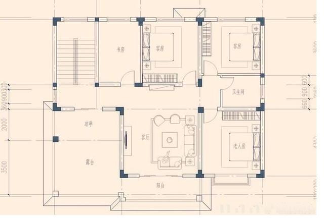5+1的房間布局非常適合農村家庭，今天推薦這兩款設計方案就挺不錯的