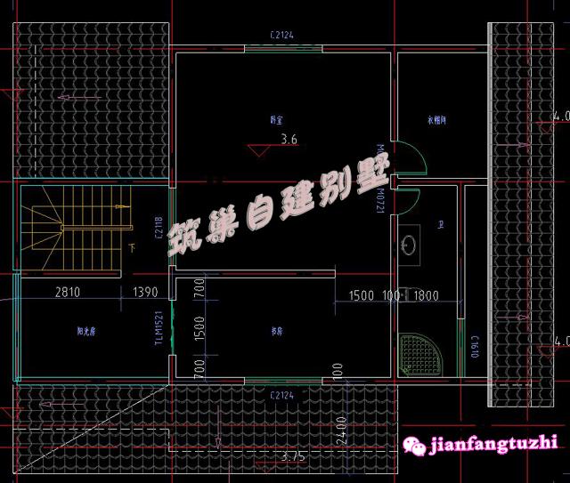一層半農村自建別墅設計圖，可以拿回家給父母盡盡孝心了
