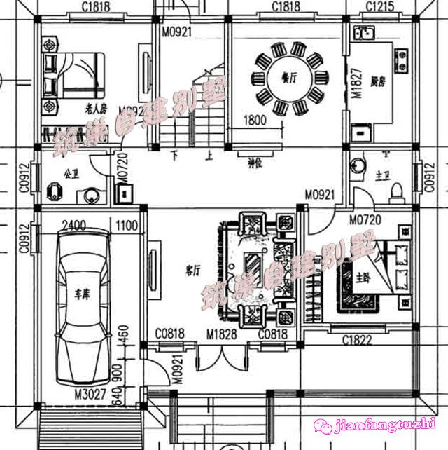 一層半農村自建別墅設計圖，可以拿回家給父母盡盡孝心了