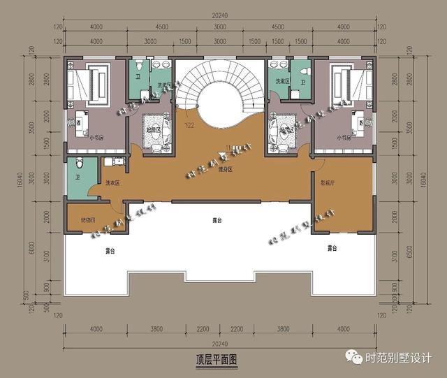復式四層雙拼中式別墅，帶旋轉樓梯和露臺，是大家庭的最佳選擇