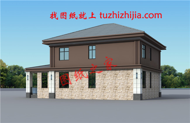 兩層20萬農村自建房設計圖,經典農村建房款式,越看越有韻味