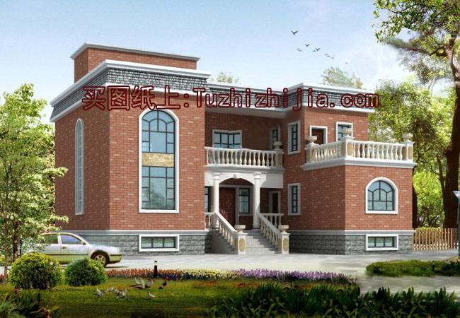 超好看的平頂二層樓圖片大全，比坡屋頂更經濟實惠！