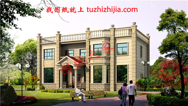 超好看的平頂二層樓圖片大全，比坡屋頂更經濟實惠！