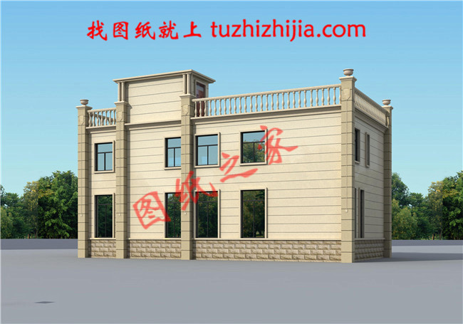 超好看的平頂二層樓圖片大全，比坡屋頂更經濟實惠！