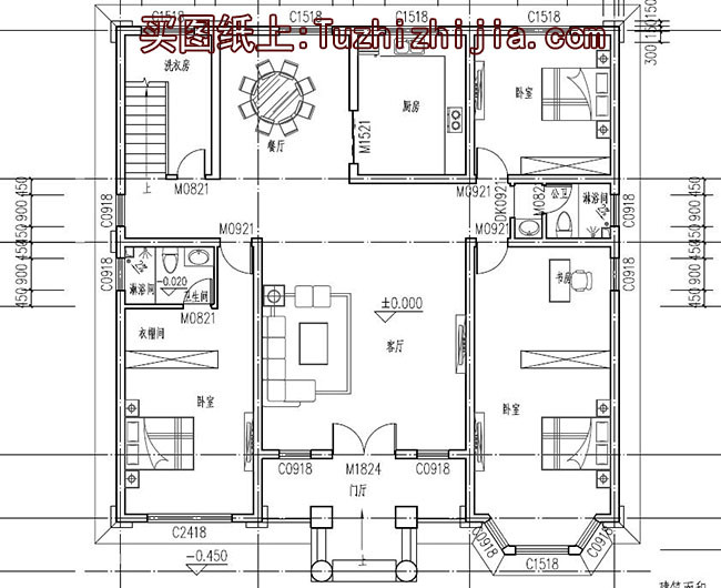 超好看的平頂二層樓圖片大全，比坡屋頂更經濟實惠！