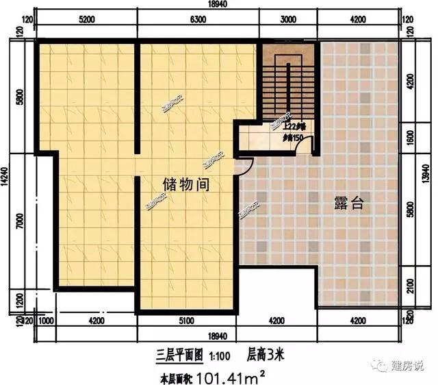 今日推薦別墅設計圖，家里有宅基地的建起來了