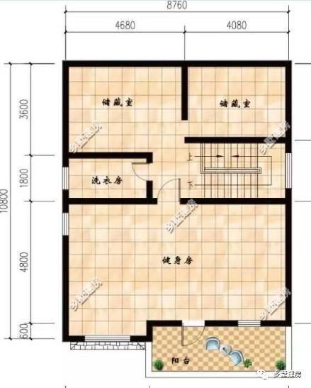 兩棟小開間農村別墅設計圖，檔次看起來都不低