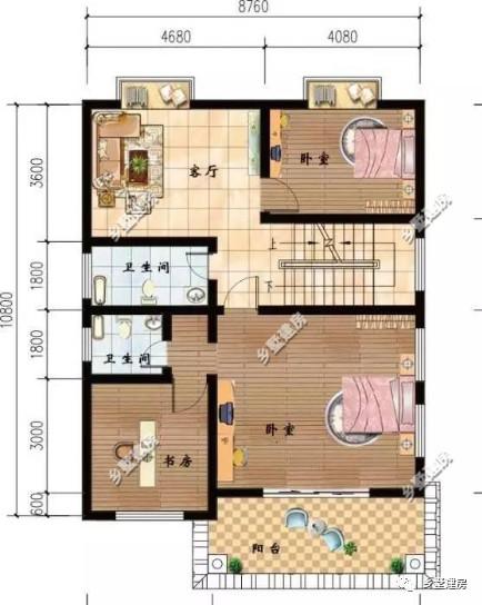 兩棟小開間農村別墅設計圖，檔次看起來都不低