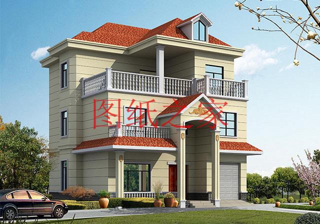 6款農村三層別墅設計圖，建房子最重要的是實用性