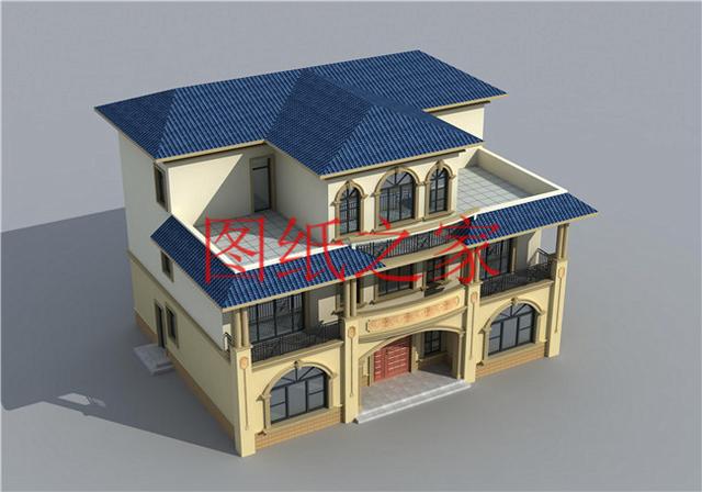 6款農村三層別墅設計圖，建房子最重要的是實用性