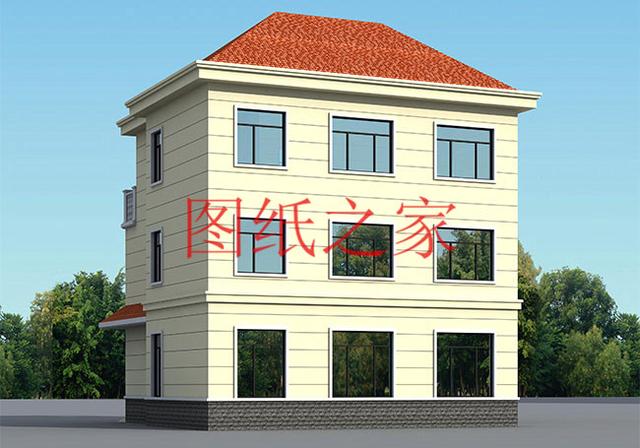 6款農村三層別墅設計圖，建房子最重要的是實用性