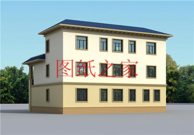 6款農村三層別墅設計圖，建房子最重要的是實用性