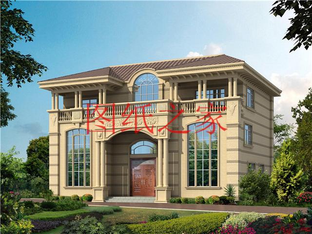 6款農村三層別墅設計圖，建房子最重要的是實用性