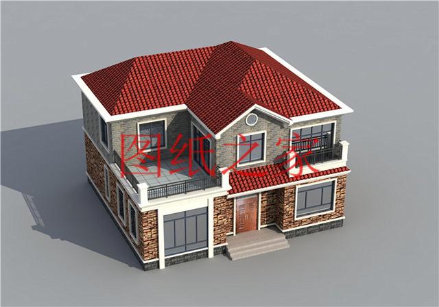 5款農村二層自建房設計圖，外觀漂亮，結構合理