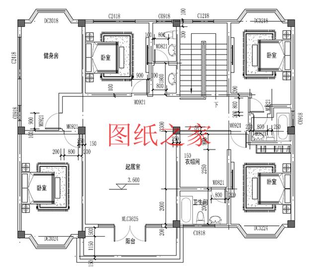 5款農村二層自建房設計圖，外觀漂亮，結構合理