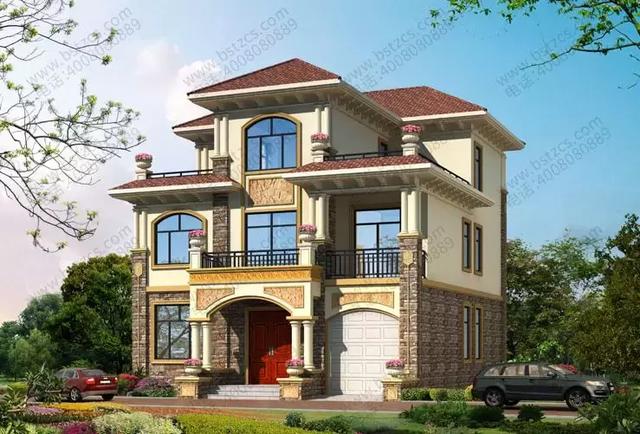 三層農村別墅設計圖，7臥+健身房+雙露臺，最大程度上滿足了生活需要