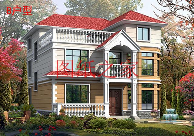 5套農(nóng)村三層別墅設(shè)計圖，挑一套來建，盡情享受別人羨慕的目光